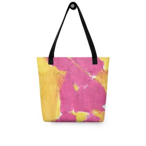 The World of Pink and Yellow Tote Bag