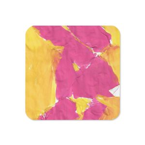 The World of Pink and Yellow Coaster