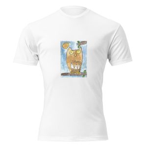 The Owl Unisex Fitted T-Shirt