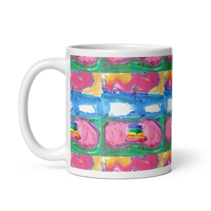 Wonderland White Glossy Mug